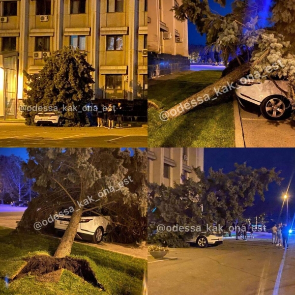 В Одессе «героя парковки» настигла мгновенная карма