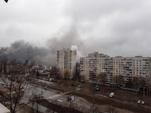 В Харькове ракета попала в здание горсовета