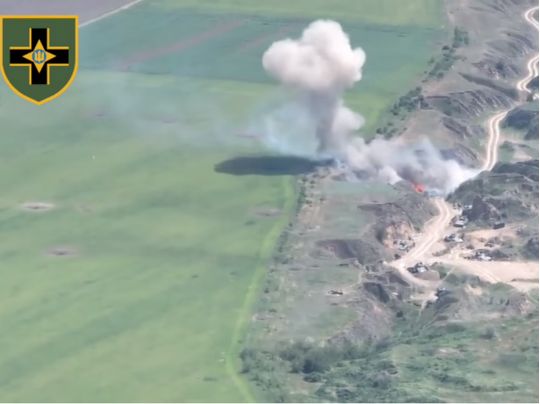 Новий «привіт» рф з Чорнобаївки: біля знаменитого населеного пункту знищено склад ПММ рашистів