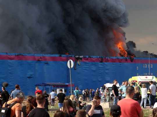 Пожежа на складі Ozon у Підмосков'ї знищила товари на десятки мільйонів доларів