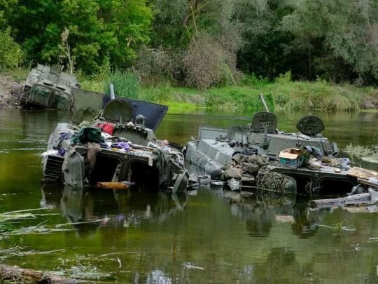 Біжать із&nbsp;награбованим на&nbsp;вкрадених у&nbsp;місцевих легковиках,&nbsp;&mdash; Генштаб про відступ рашистів на&nbsp;Харківщині