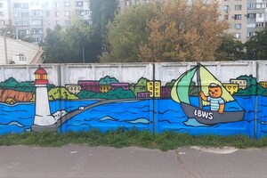 На Таирова появился новый большой котомурал (фото)