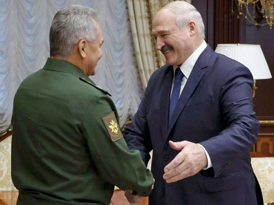 Білоруські та&nbsp;російські військові готуються &laquo;як&nbsp;одне угруповання, як&nbsp;одна армія&raquo;,&nbsp;&mdash; лукашенко