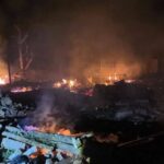 Дрони атакували Курську область росії, на місці прильоту виникла пожежа