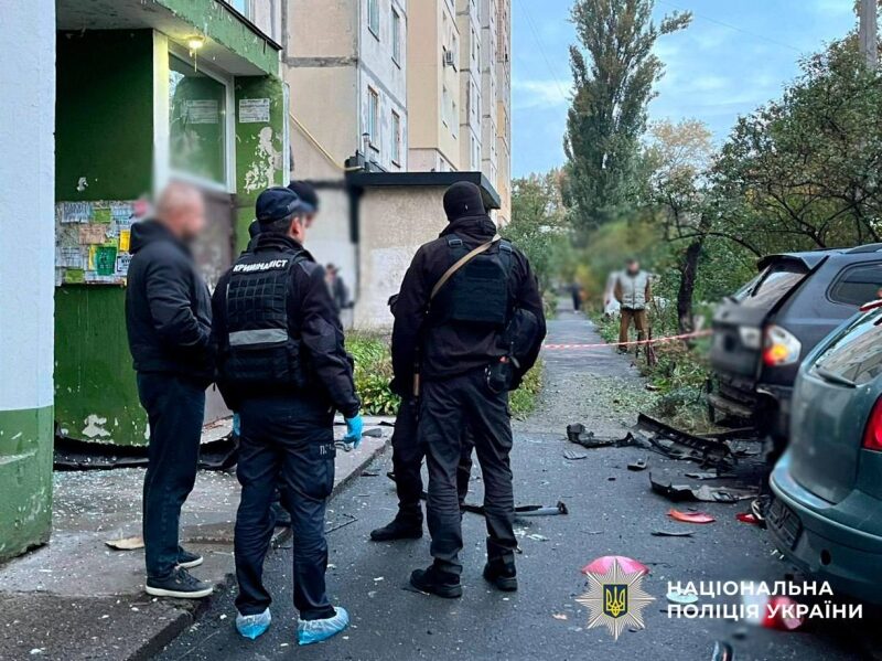 У&nbsp;Києві вибухнуло авто, під водійське сидіння заклали вибухівку (фото)